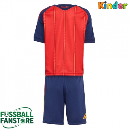 Spanien Replik Heimtrikot Kinder WM 2026 Kurzarm (+ Kurze Hosen)